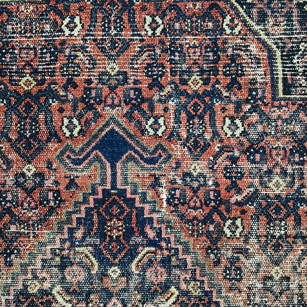 Handcrafted Persian Senneh, 3'6 x 4'9