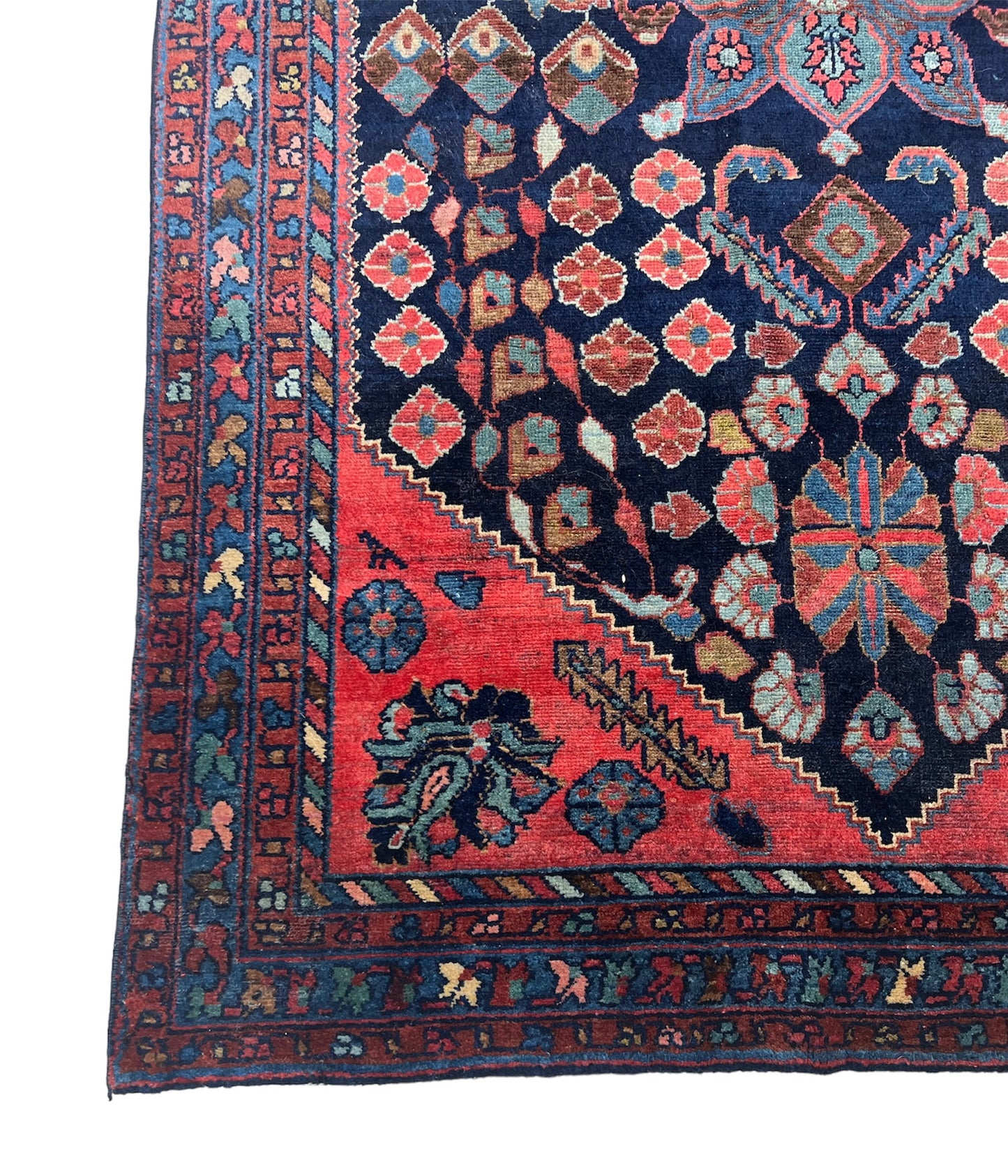 Antique Malayer, 4.1 x 6.5