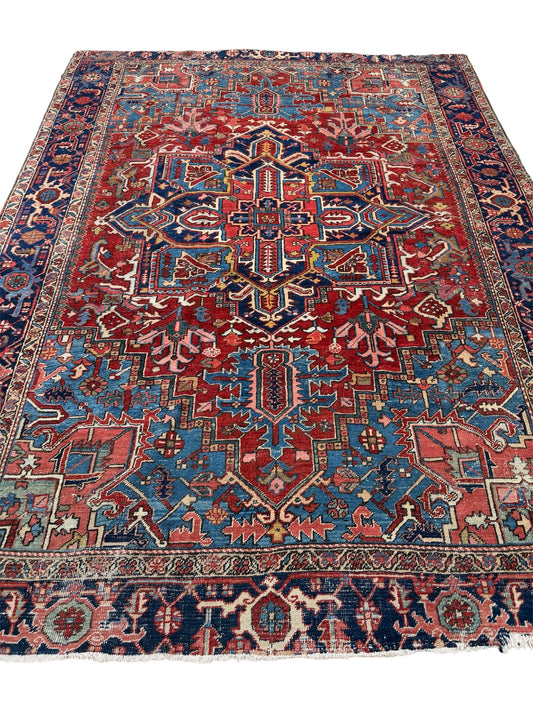 Persian Heriz, 8.5 x 10.8