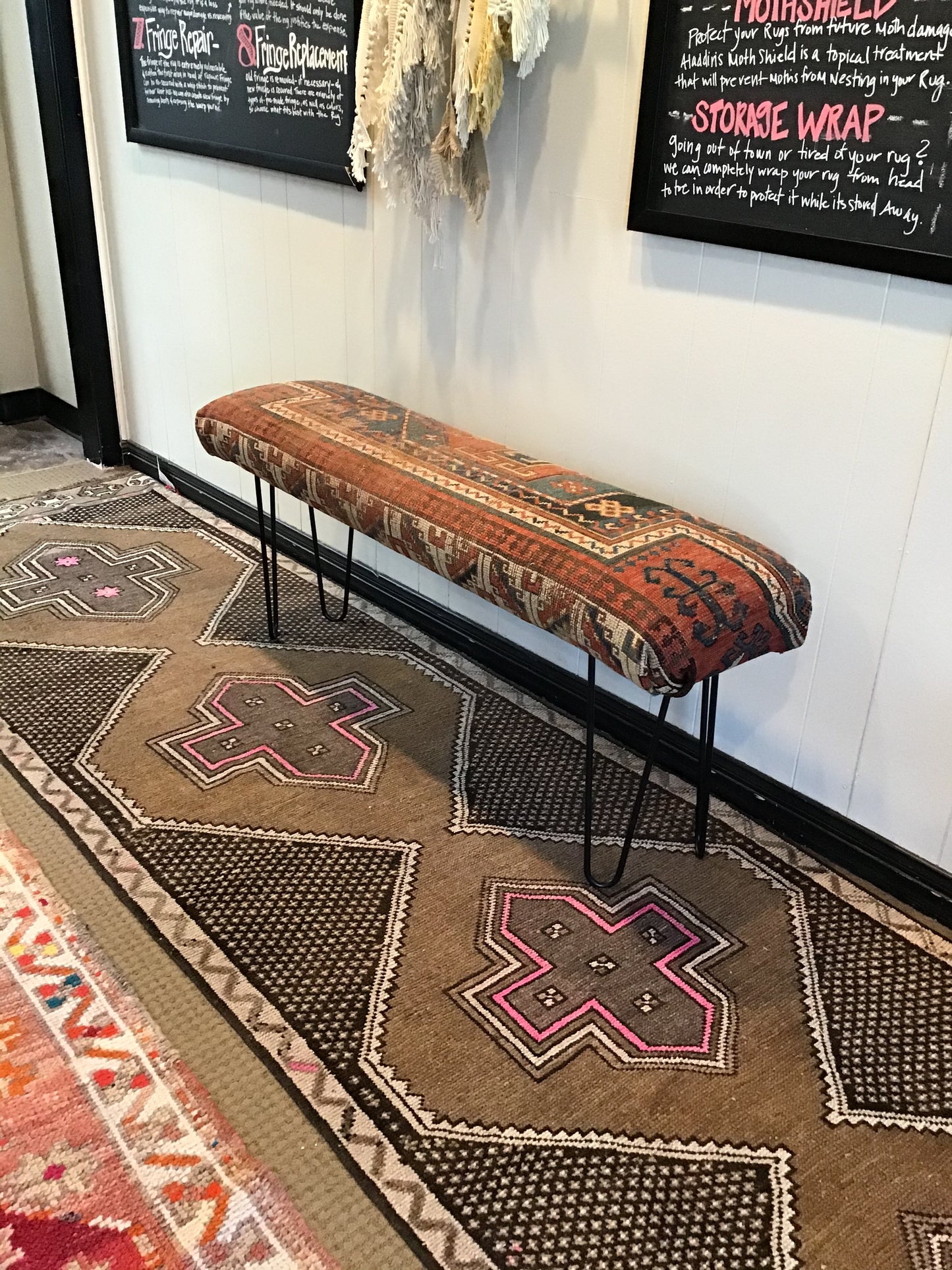 Handmade Oriental Bench