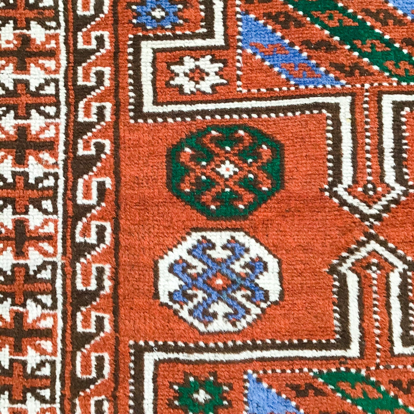 Vintage Tunisian, 3.6 x 6.7