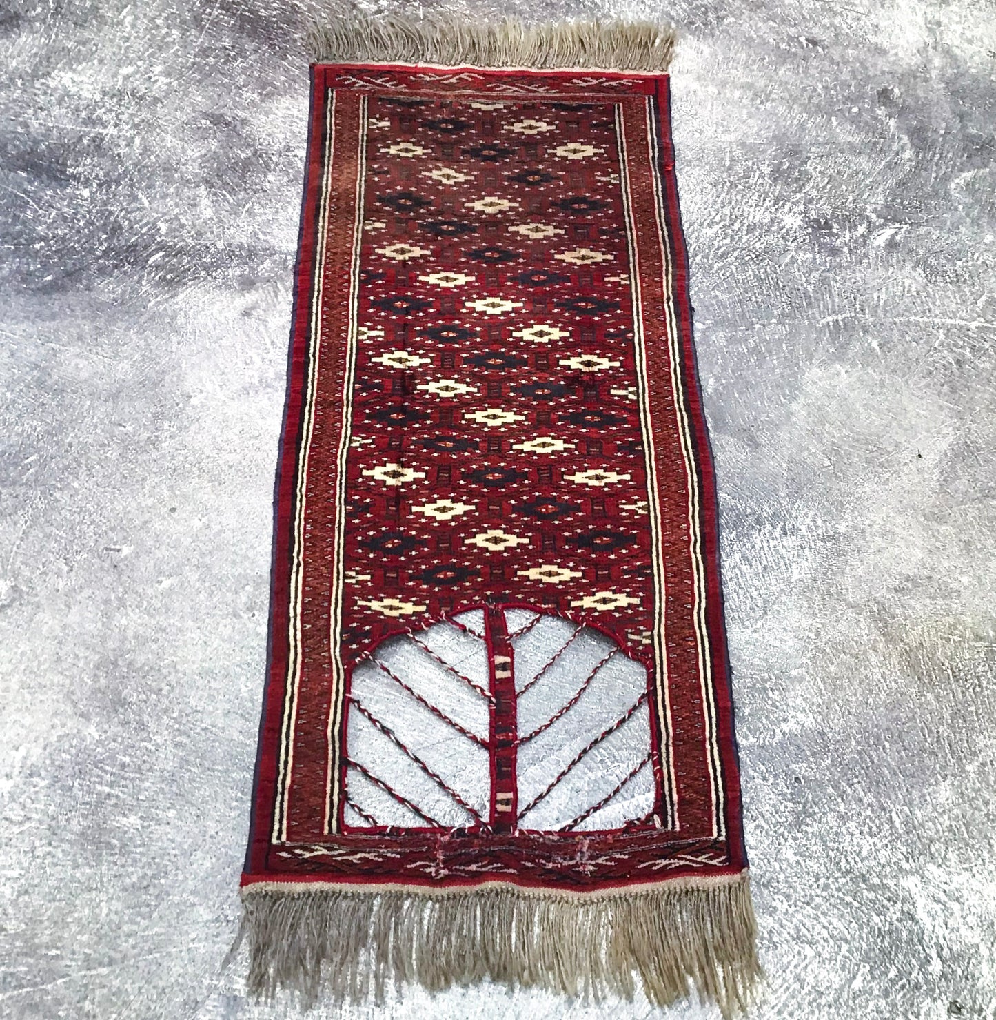 Unique Handcrafted Turkmen Yomud, 1'8 x 4'4