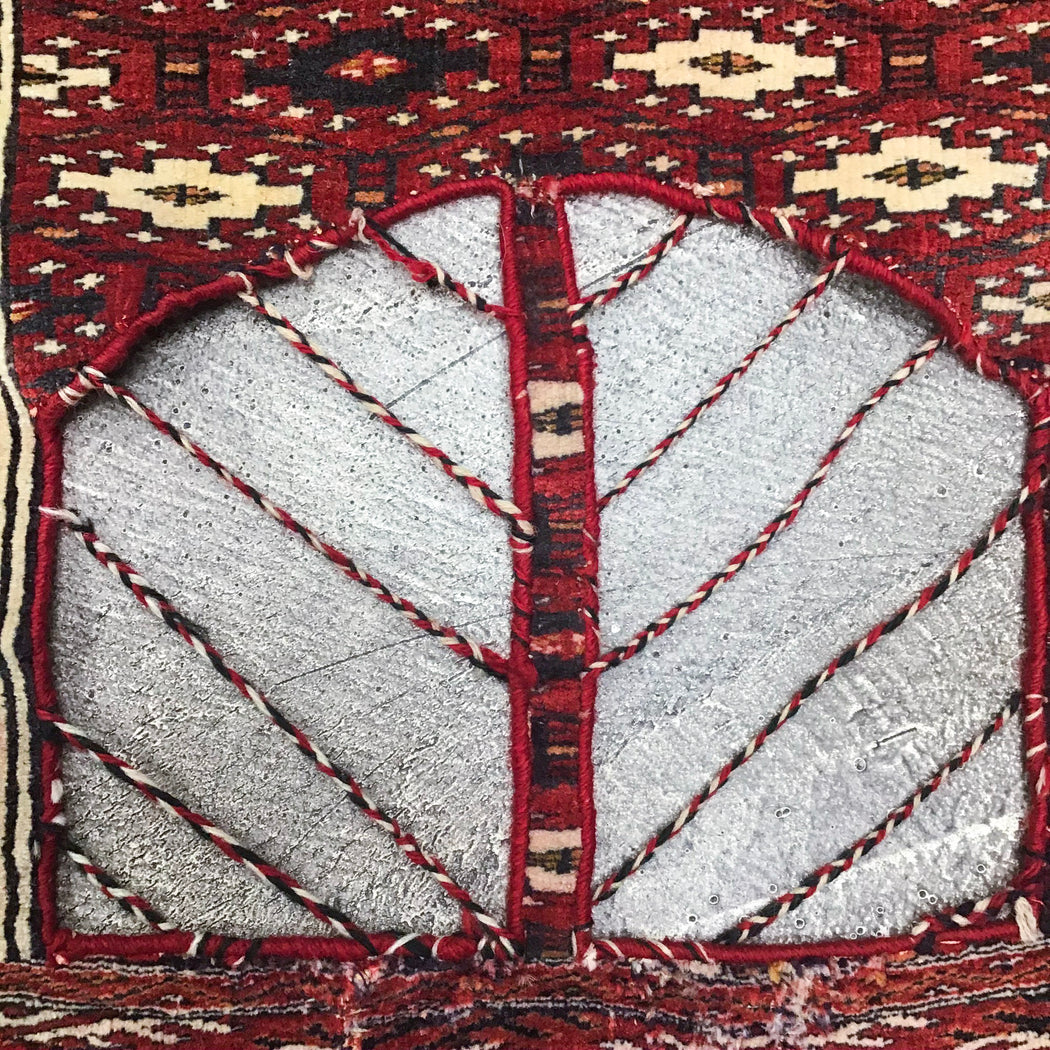 Unique Handcrafted Turkmen Yomud, 1'8 x 4'4