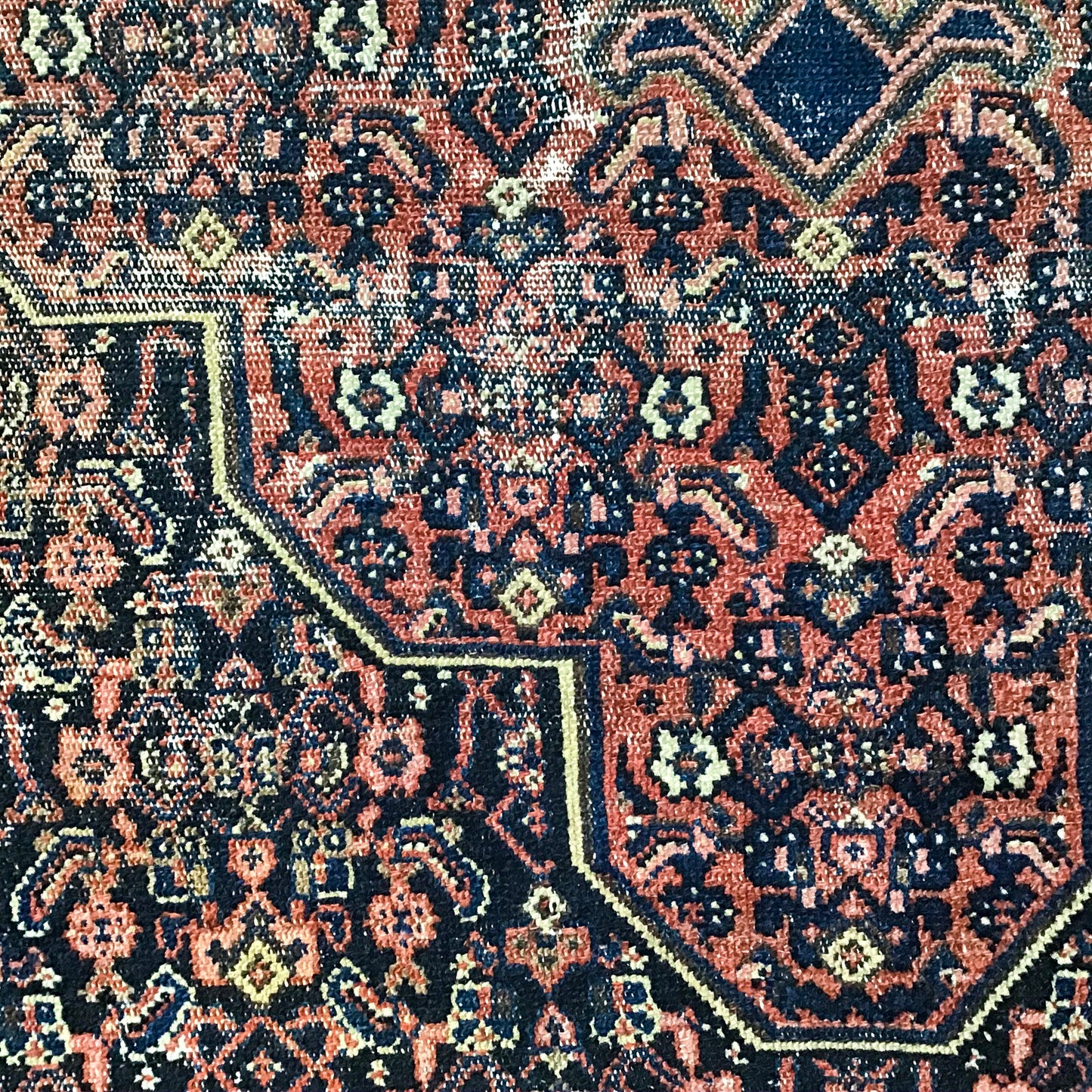 Handcrafted Persian Senneh, 3'6 x 4'9