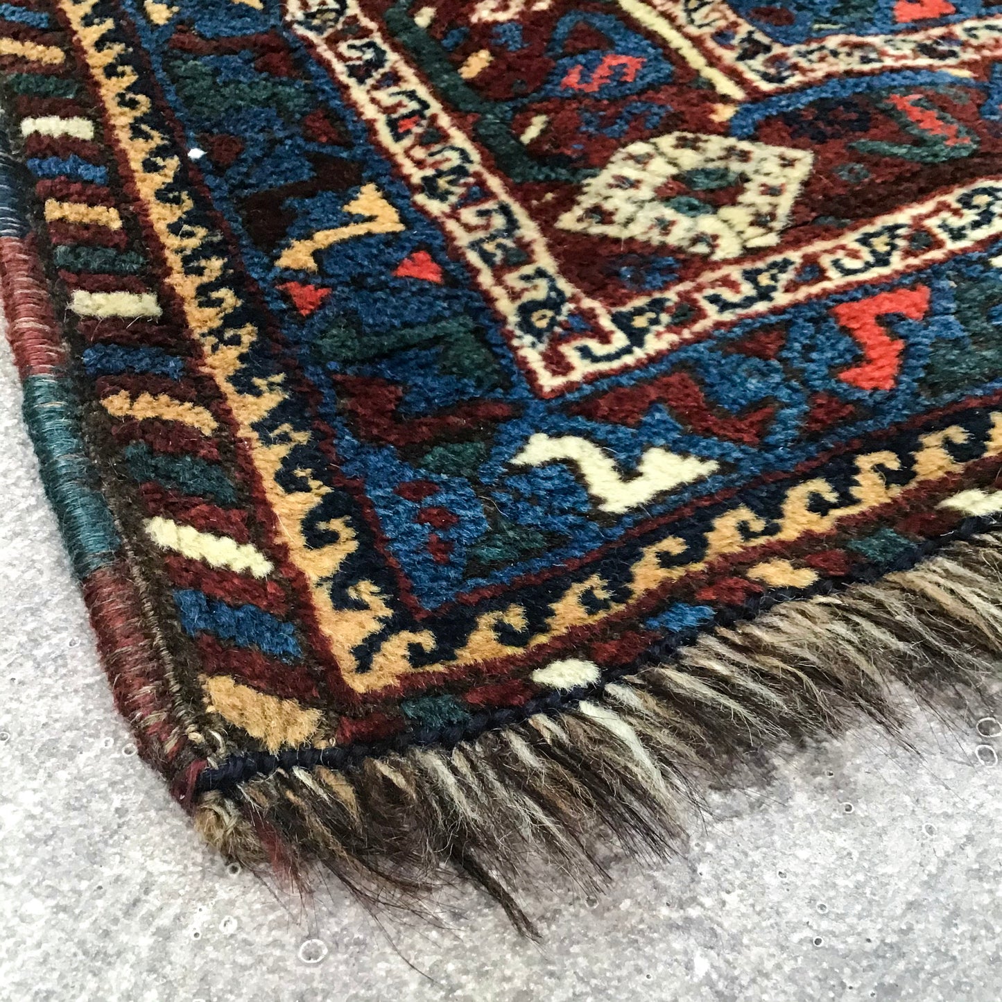 Handcrafted 1920's Persian Quashgai Tribal, 5'2 x 6'2