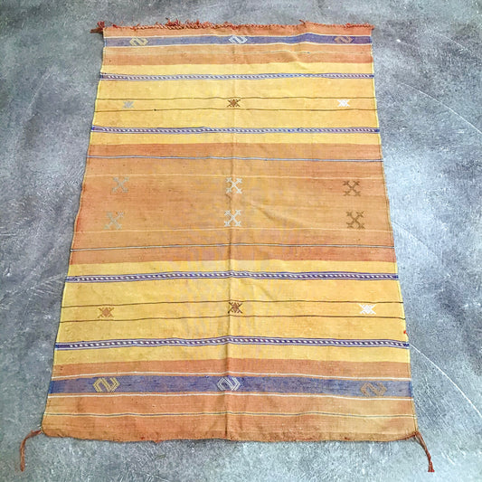 Handcrafted Viajera Moroccan Flatweave, 3'0 x 4'8